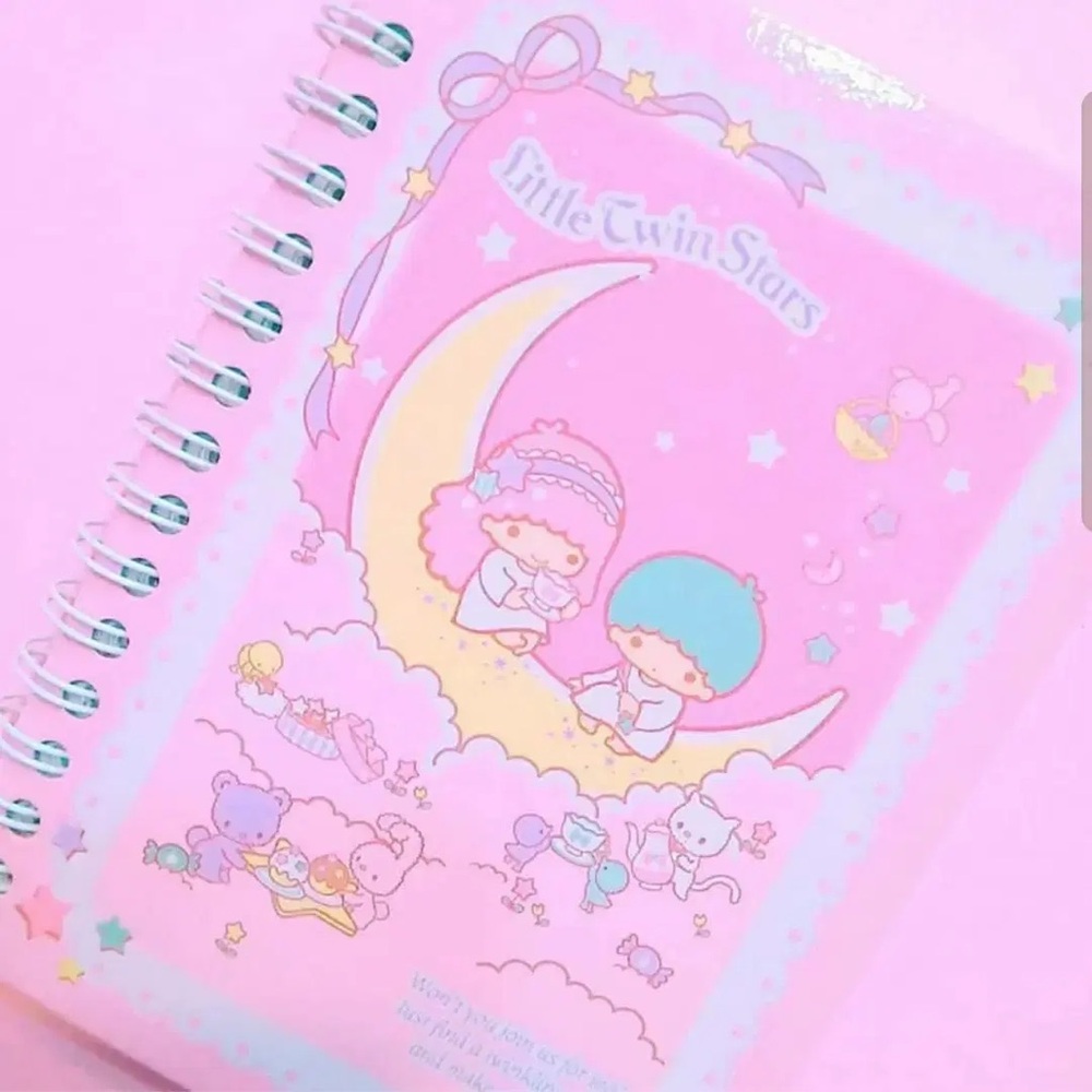 NWT Sanrio Little Twin Stars Mini Notebook